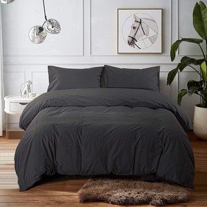 New Washed Cotton Duvet Cover Set-King
